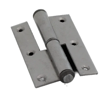 Cerniera a libro piana 100x65 ottone cromato DX