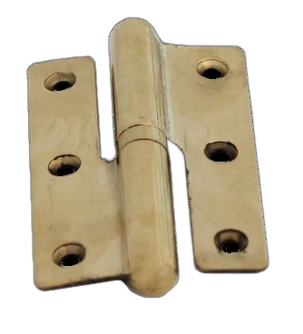 Cerniera a libro tappi rasati 65x80 ottone cromato DX