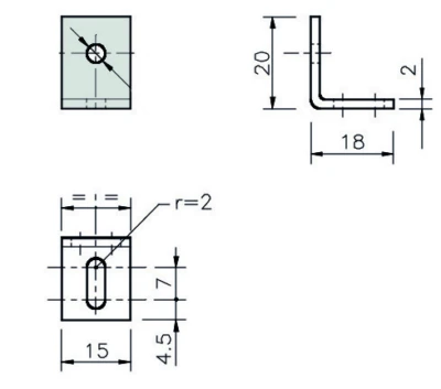 Fotocellula 24V portata 2 m