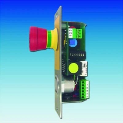 Piastra inox 111x155 per pulsantiera slave senza fungo
