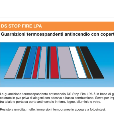 Guarnizione DS STOP FIRE LPA - 8 x 2 mm