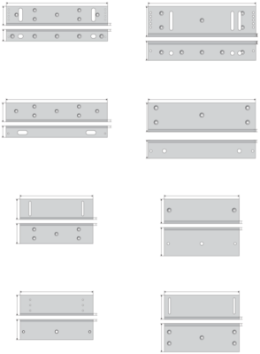 Set angolare di montaggio elettromagnete