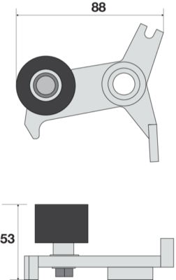 Controleva catenaccio sospensione di piano SABIEM DX
