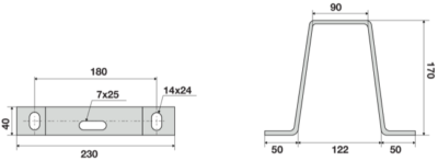 Staffa per oliatore a botticella tipo FIAM cod.12403