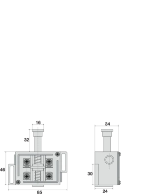 Elettromagnete orizzontale 40V