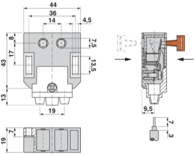 Ponte contatto tipo K