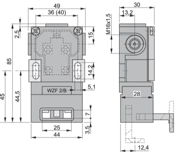 Contatto KRONENBERG WZF2-S IP66