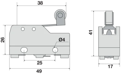 Microswitch leva corta MS 59