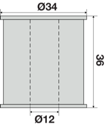 Bobina per relè 48V 9500 spire di piano BASSETTI