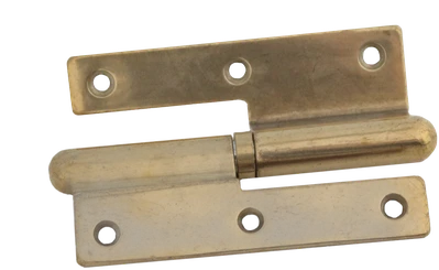 Cerniera a libro con collo 120x70 ferro lucido DX