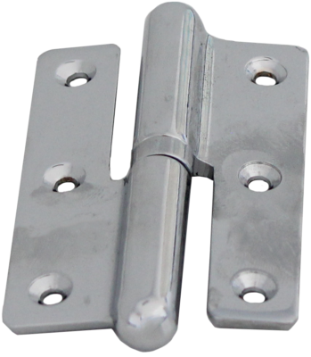 Cerniera a libro 80×75 ottone lucido DX