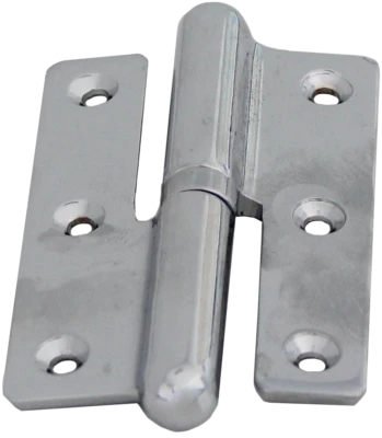 Cerniera a libro 80x75 ottone lucido DX
