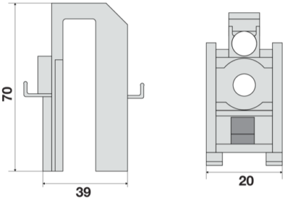 Impulsore magnetico FALCONI L.70 mm