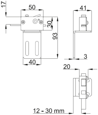 Attacco cinghia porta Dictamat 50 BKZ