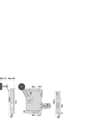 Kit sostituzione serratura INSUBRIA-ATLAS semiautomatica omologata
