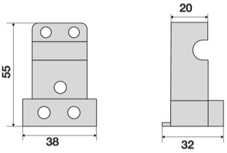 Preliminare femmina serratura TF