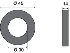 Chiave emergenza standard triangolare