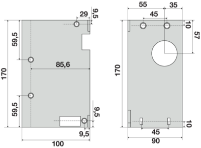 Kit sostituzione serratura SICEM manuale omologata