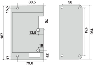 Serratura/Ricambio cod. 950L