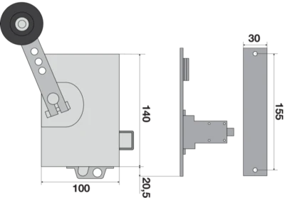 Kit sostituzione serratura FEMER semiautomatica