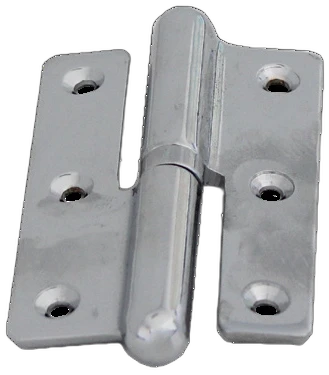 Cerniera a libro 80x55 ottone lucido SX