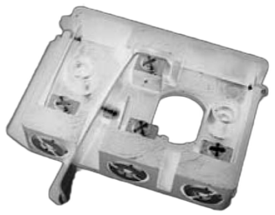 Basetta centrale serratura omologata