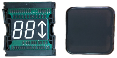 Display D13Q 55×55 12V neg