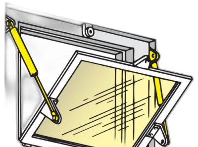 Molla a gas DICTATOR a doppio pistone