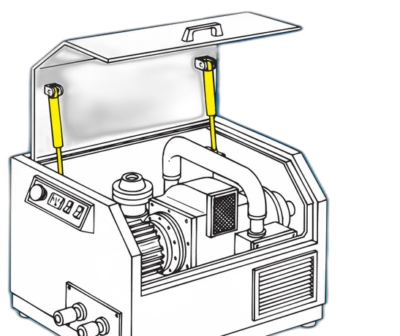 Molla a gas DICTATOR INOX