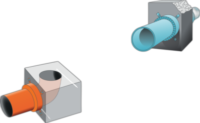 Barriera con collare antincendio DS STOP FIRE MA