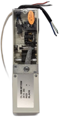 Serratura CL con leva 90° interna + contatto in fossa